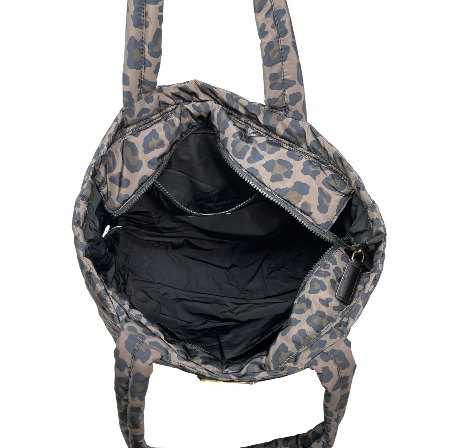 Marc Jacobs Medium Quilted Tote With Leopard Print