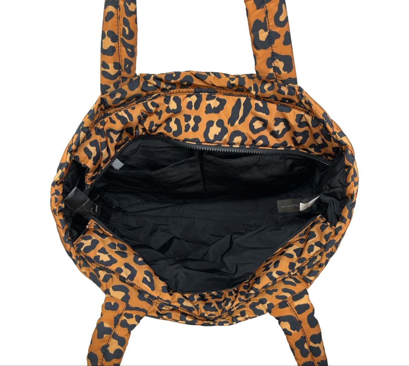 Marc Jacobs Medium Quilted Tote With Leopard Print