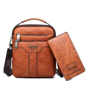 Men Messenger Bags Large Capacity Handbag For Man Spliter Leather Shoulder Bag Crossbody Brown Business Male Gifts