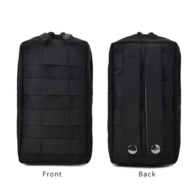 Men Tactical Molle Pouch Belt Waist Pack Bag Small Phone Pocket Military Waist Pack Running Pouch Travel Camping Bags Soft Back