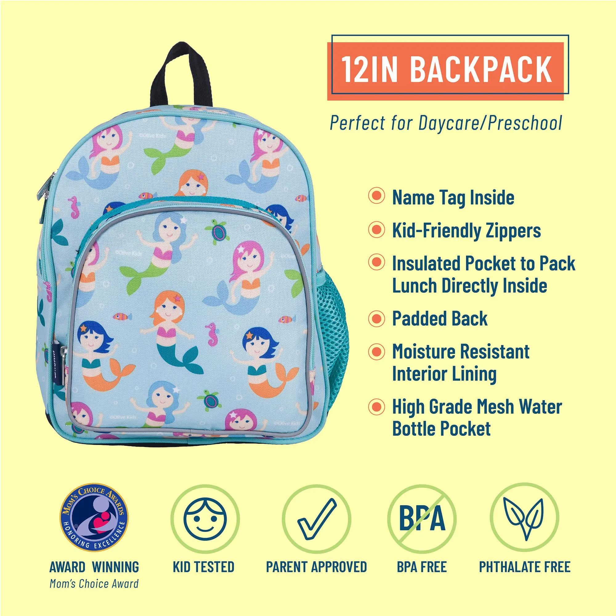 Mermaids 12 Inch Backpack