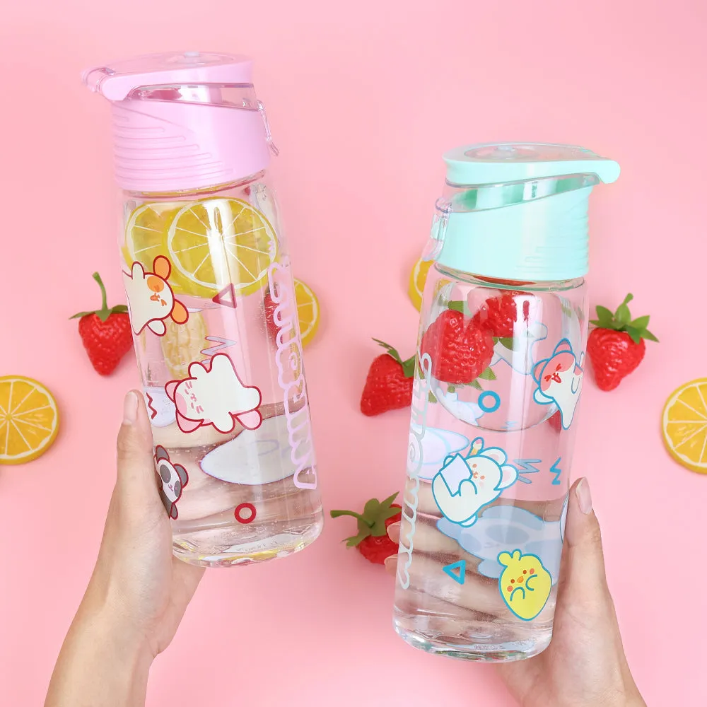 Mint Hello Anirollz 24 oz. Water Bottle