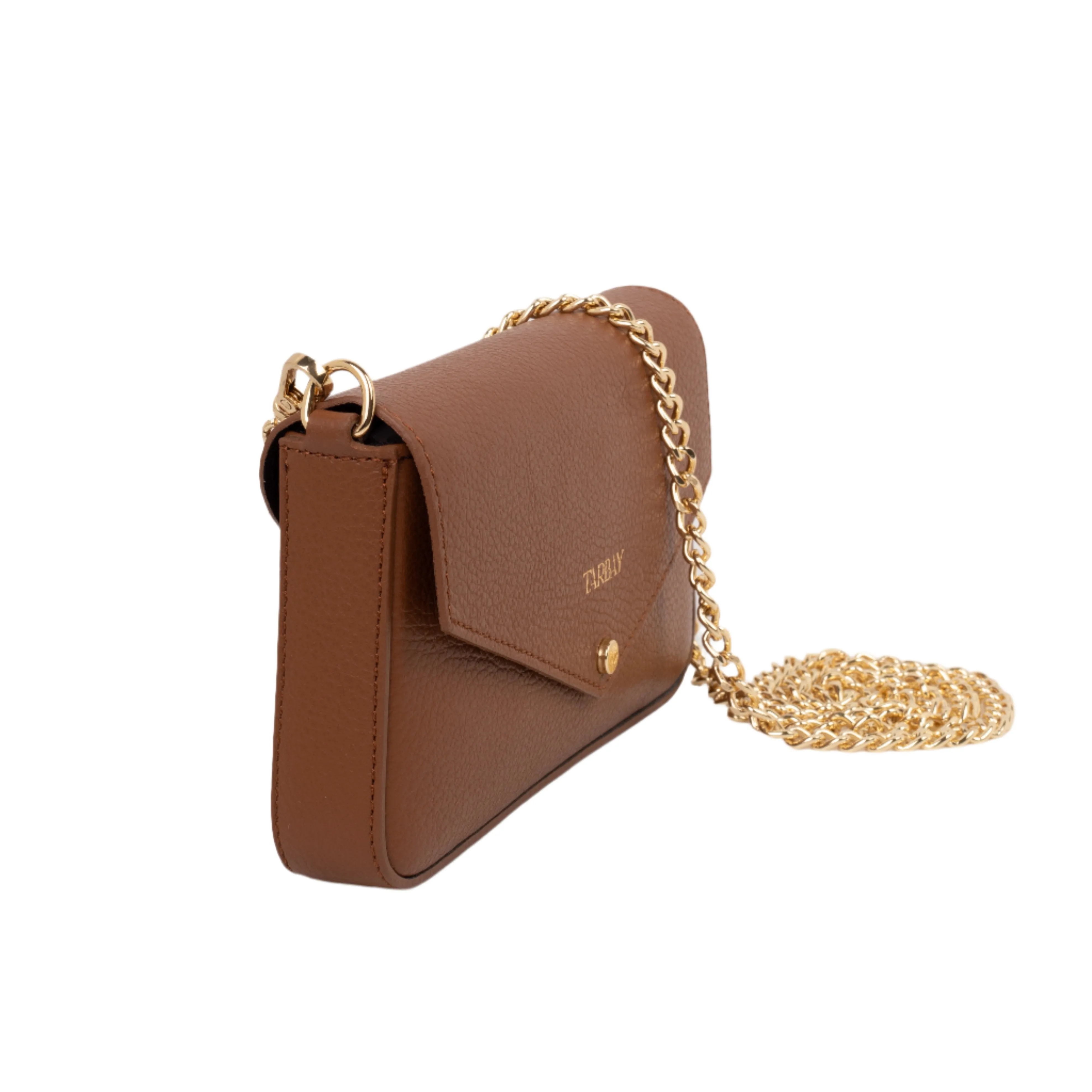 Nashira Clutch & Crossbody Bag - Caramel