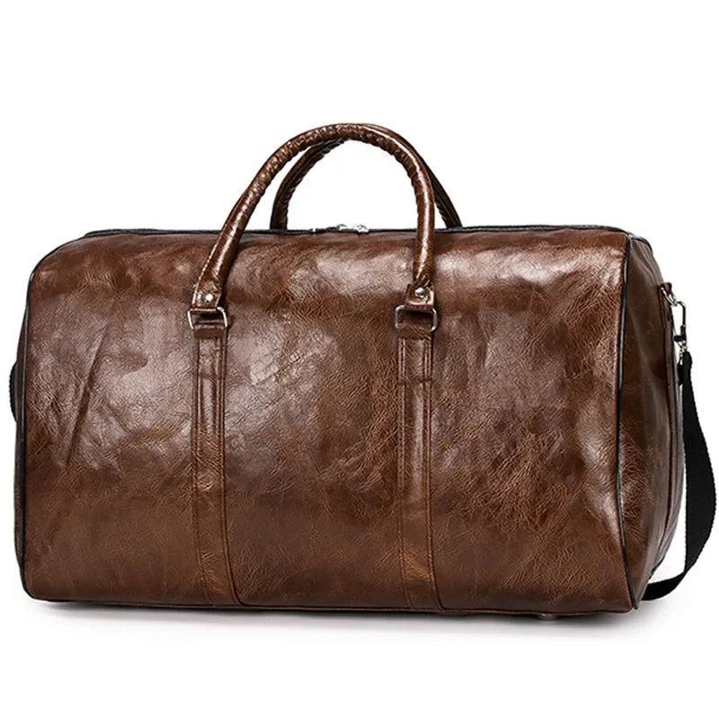 New Arrival Leather Travel Luxury Men Large Capacity Portable Male Shoulder Bags