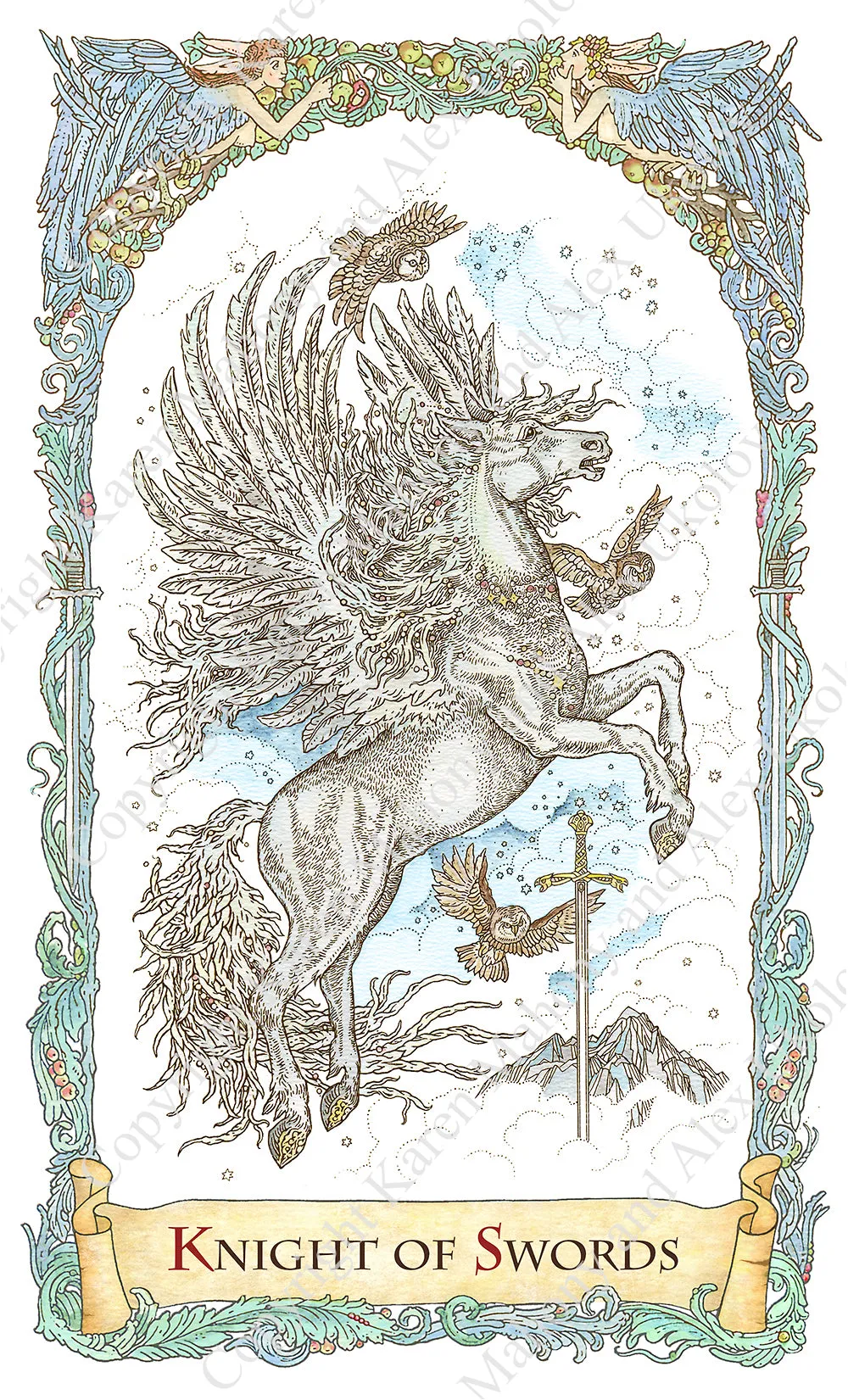 Now Sold Out. The Mythical Creatures - gilded and water-coloured. Standard edition.