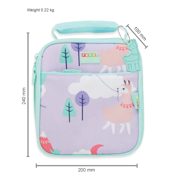 Penny Scallan Medium Insulated Lunch Bag - Loopy Llama