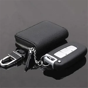 PU Leather Car Key Wallets Men Key Holder Housekeeper Keys Organizer Women Keychain Covers Zipper Key Case Bag Pouch Purse