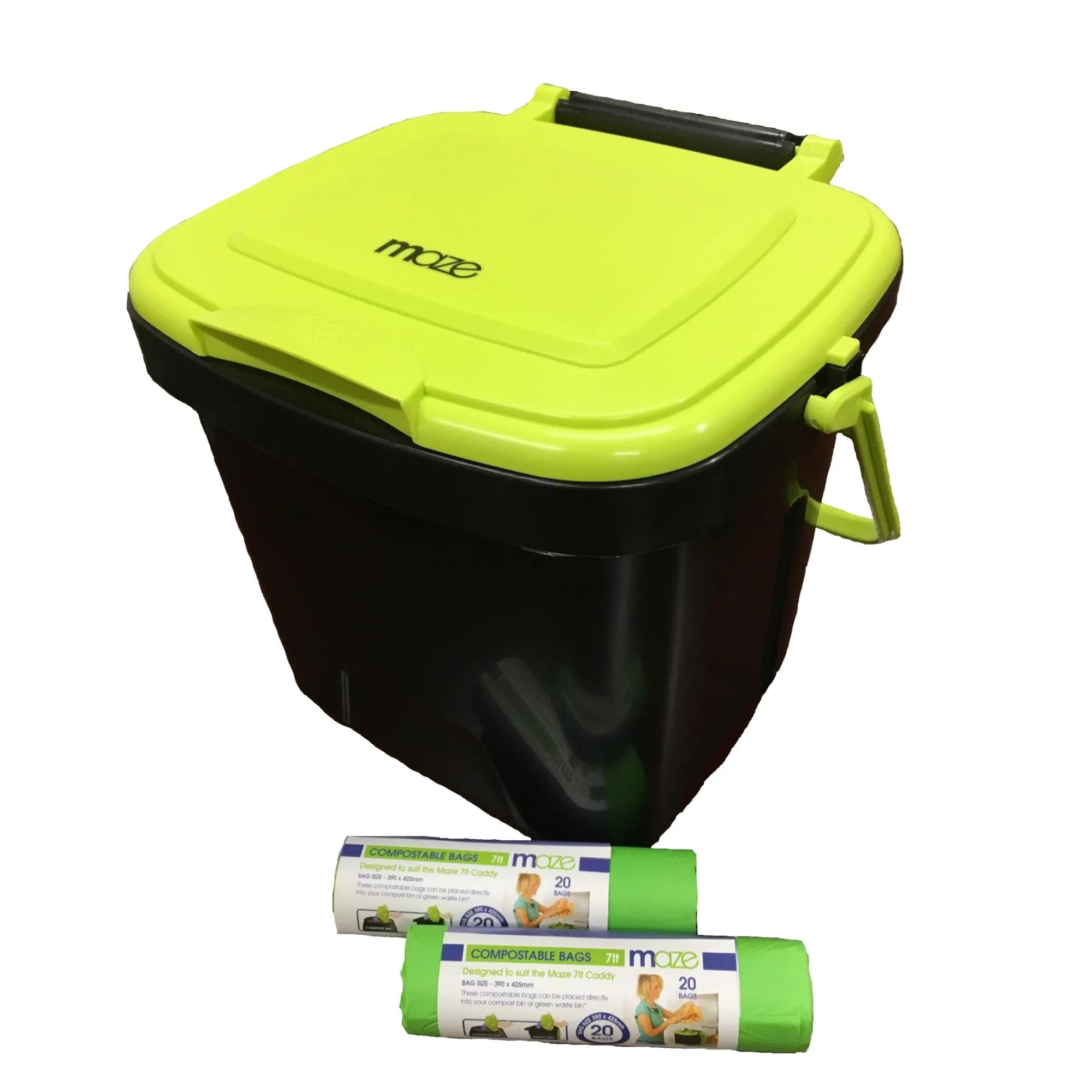 Riverstone | MAZE 1.85 Gallon Kitchen Caddie with Corn Bags