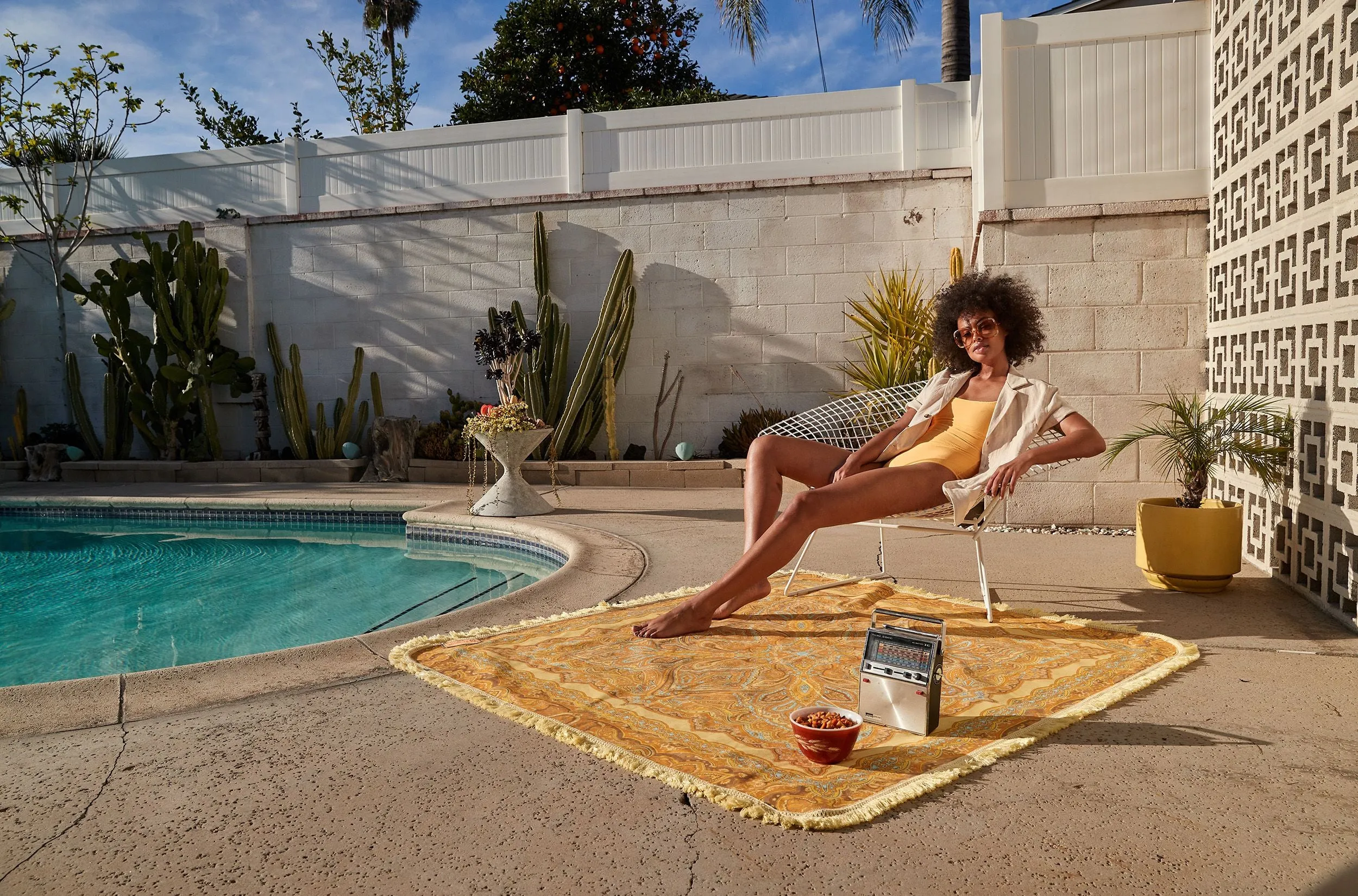 Topanga Picnic Rug - Sun