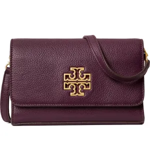 Tory Burch New Plum Britten Combo Crossbody