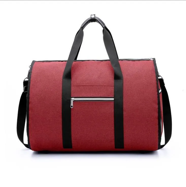 Travel Bag brand men 2 in 1 Garment Bag High-capacity Multi-function Foldable nylon duffle bags suit Business Trip shoulder bag