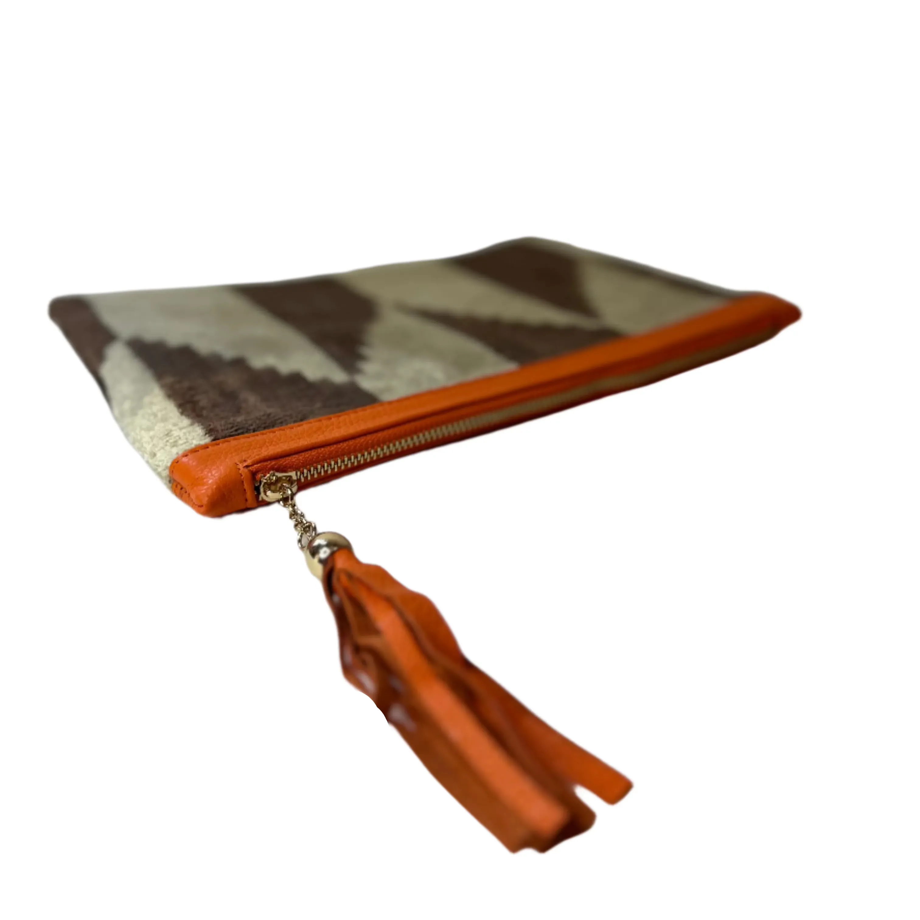 Velvet Abstract Clutch