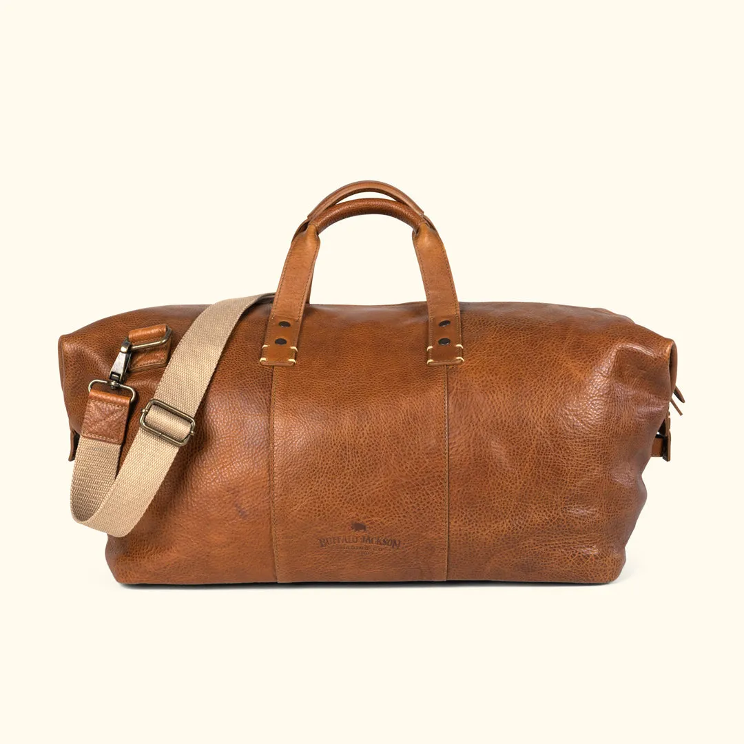 Walker Leather Weekend Bag | Rustic Tan