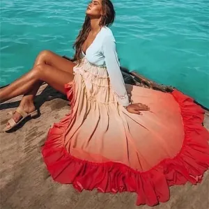 Women Beach Bohemian Dress