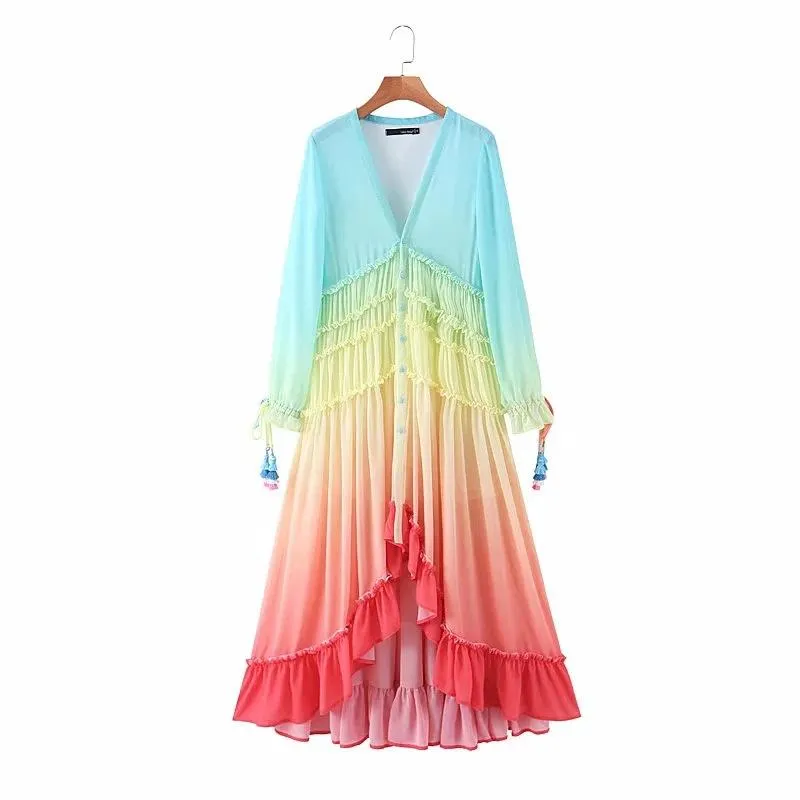 Women Beach Bohemian Dress