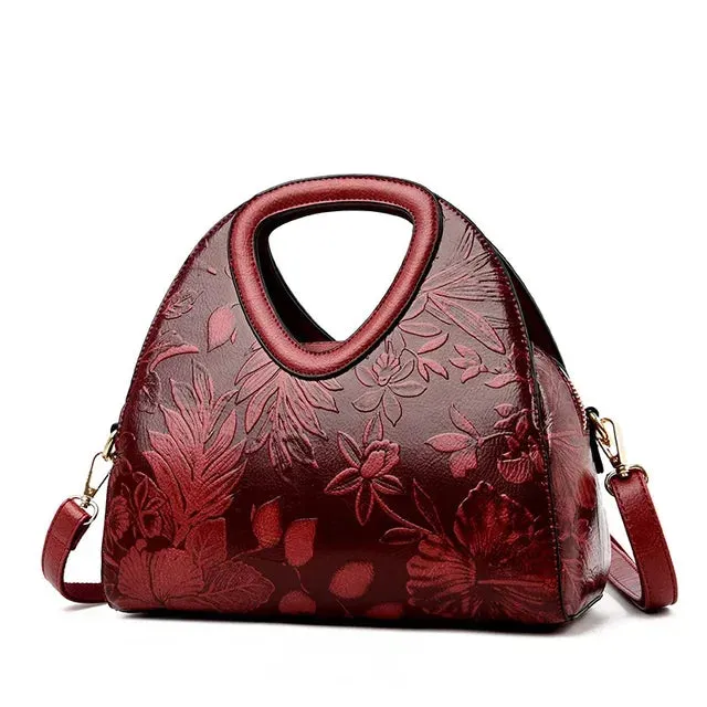 Women Handbags Hand Hobos Bag Shoulder Bag Flower Crossbody Bags