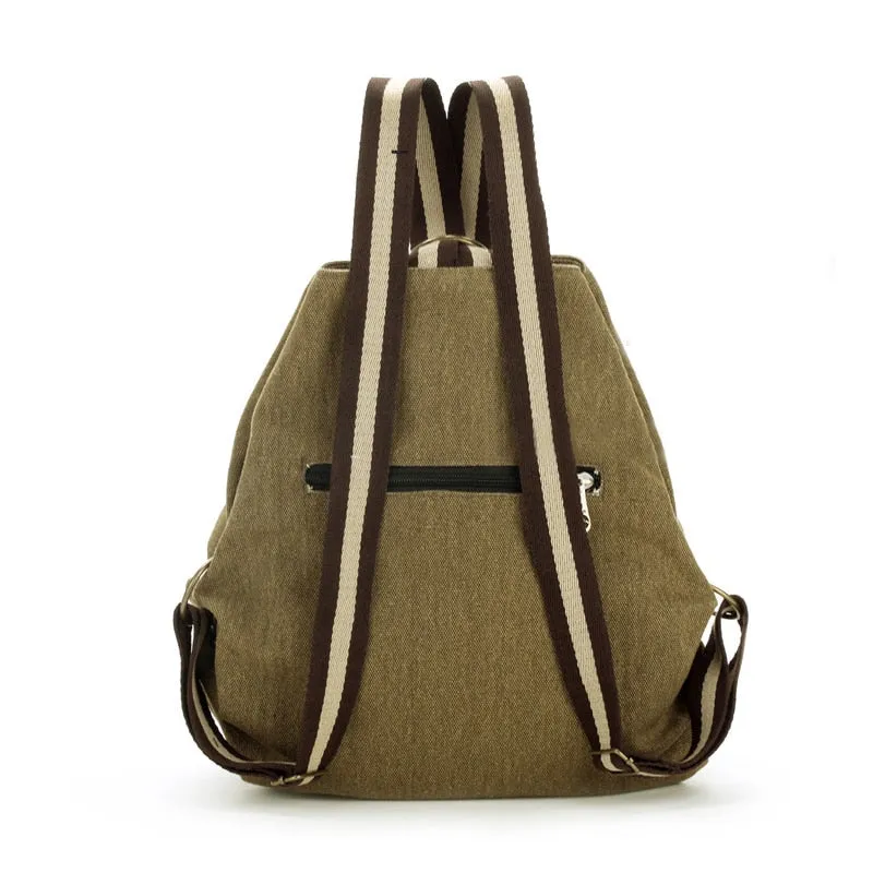 Women's Canvas Boho Backpack