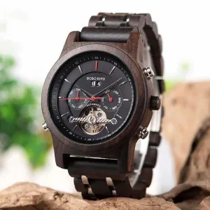 Wooden Mechanical Watches For Men and Women