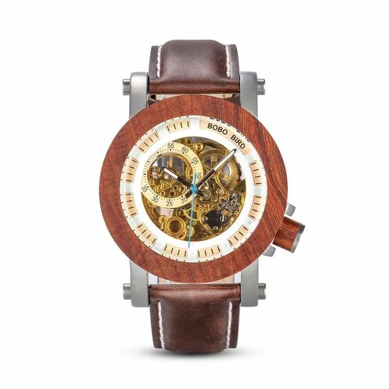 Wooden Watch Automatic For Men and Women